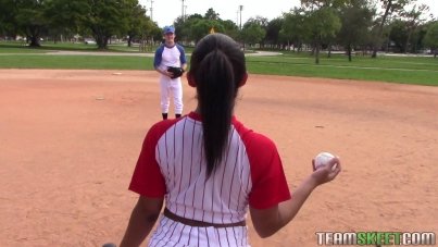 busty baseball babe, the real workout 4