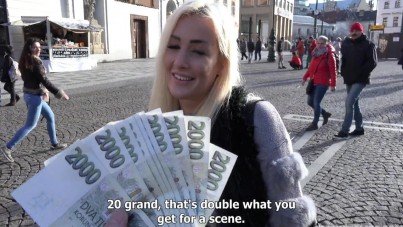 double pay for sex with a Czech pornstar 1
