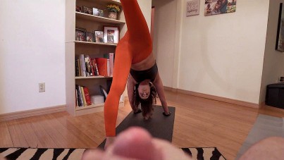 jerking off while my stepmom's doing yoga 2